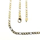 Image 1 of Two-tone gold Figaro link chain | 66 cm