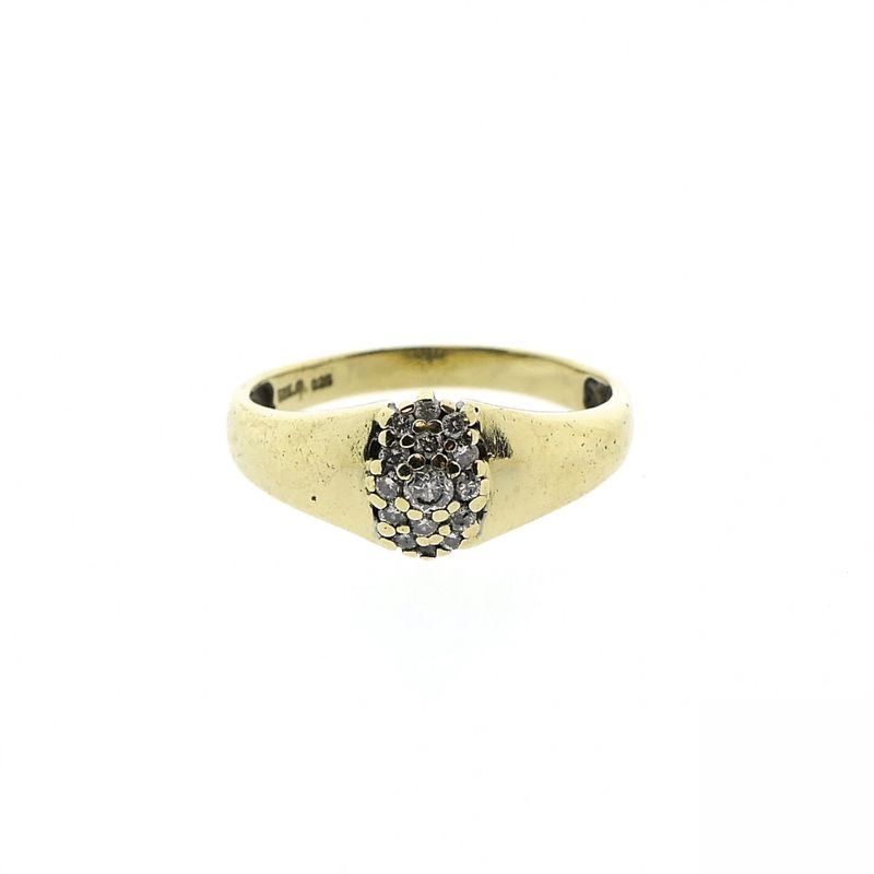 Image 3 of Gold ring with diamond | 0.25 ct.