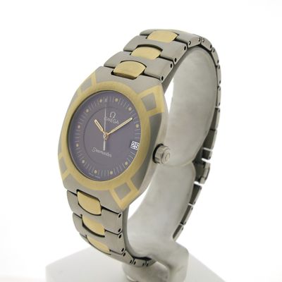 Image 2 of Omega Seamaster Polaris 3960981; 18k gold & titanium watch