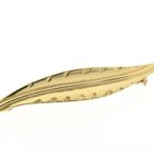 Image 3 of Gold feather brooch