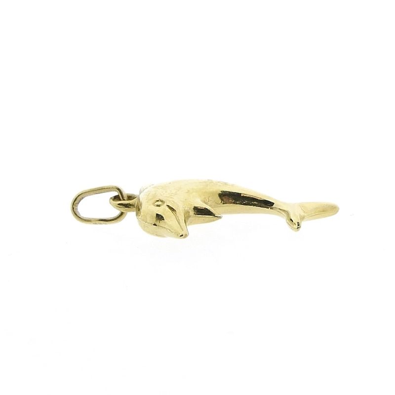 Image 5 of Golden dolphin pendant