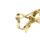 Image 6 of Gold brooch; Bow