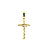 Gold pendant of a cross with corpus