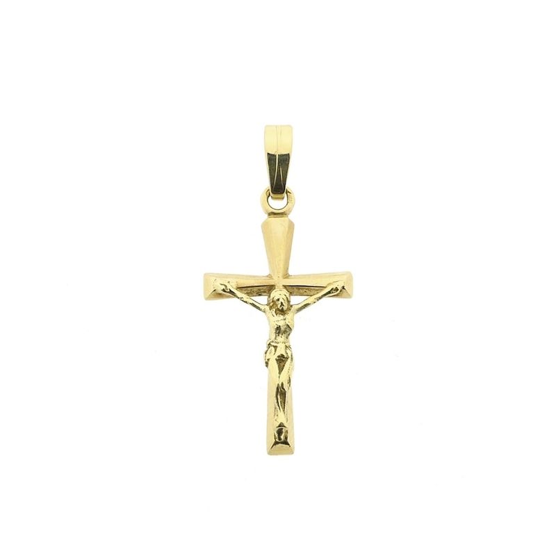 Image 1 of Gold pendant of a cross with corpus