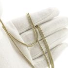 Image 7 of Gold long foxtail link chain | 71.5 cm