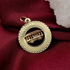 Image 2 of Gold Cable Car Pendant; San Francisco