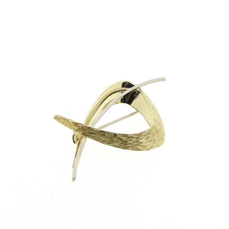 Image 3 of Two-tone gold brooch | Vintage