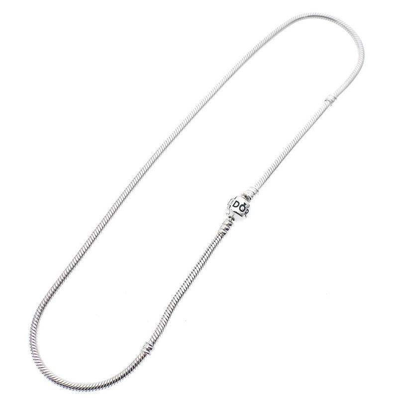 Image 5 of Pandora necklace; Silver; Snake Chain | 42 cm