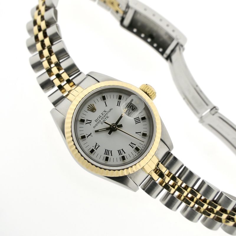 Image 17 of Rolex Lady-Datejust 26mm 69173; Vintage 18k gold/steel women's watch