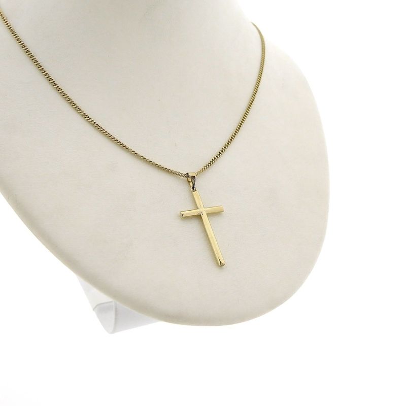 Image 3 of Gold pendant with a subtle cross