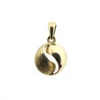 Image 1 of Gold yin yang pendant
