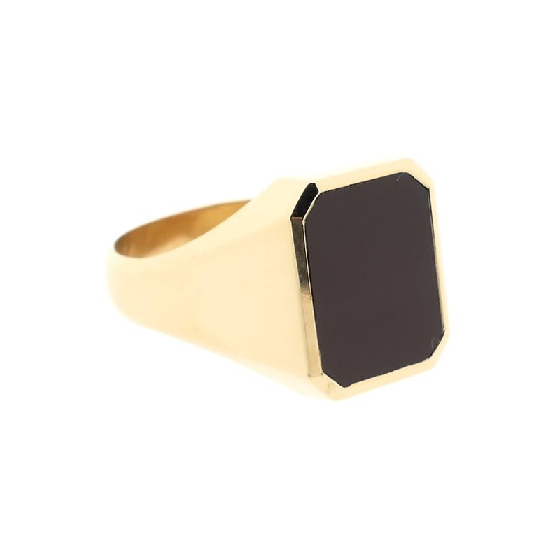 Image 6 of Gold signet ring with carnelian | Men