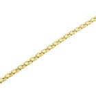 Image 6 of Gold mirrored mesh link necklace