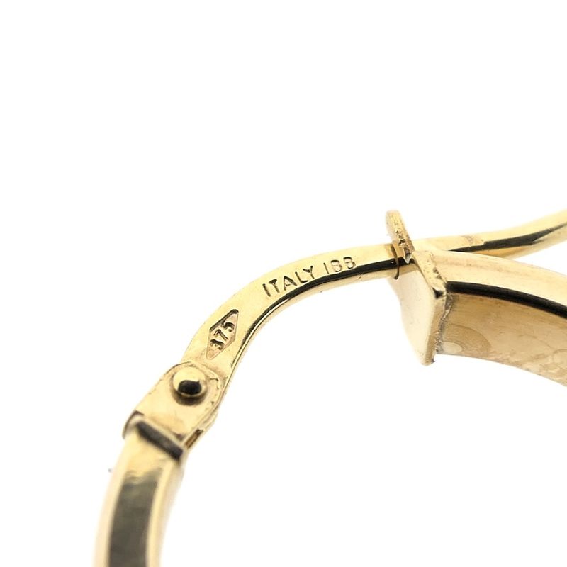 Image 7 of 9 carat earrings; Ø 18.1 mm