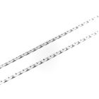 Image 6 of White gold necklace with a fixed pendant and a 0.085 ct. diamond | 43.5 cm