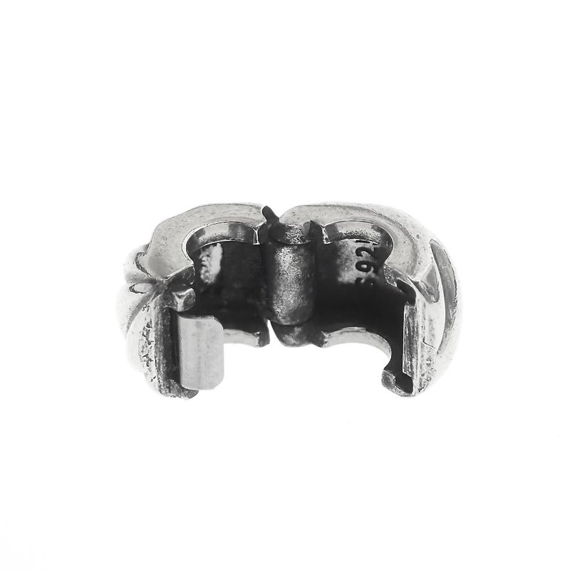 Image 6 of Pandora clip charm; Silver; Polished Feathered