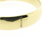Image 7 of Gold wide slave bracelet | Ø 60mm