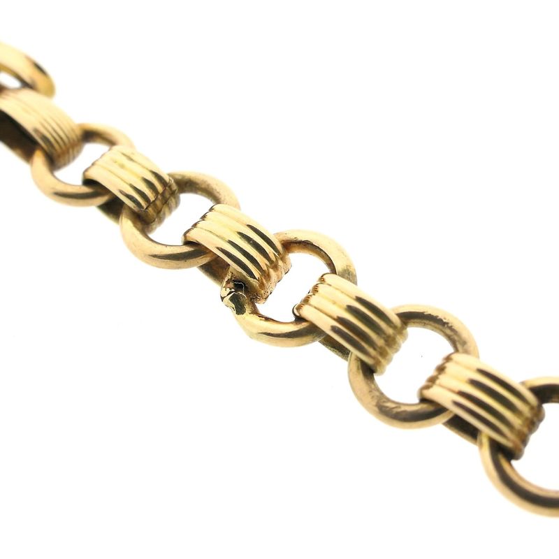 Image 6 of Golden (pocket watch) chain; Chatelaine (for a pocket watch)