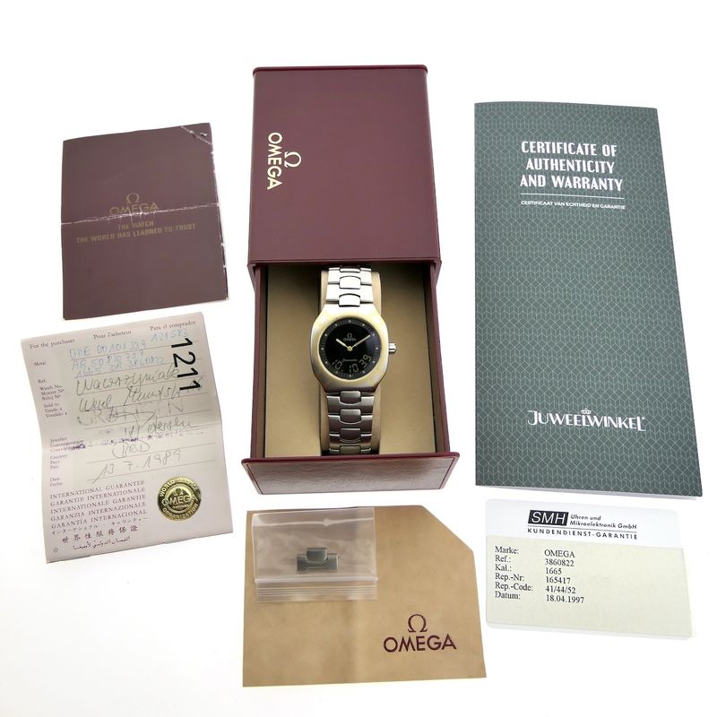 Image 19 of Omega Seamaster Polaris Multifunction 386.0822; Vintage analoog/digitaal horloge