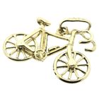 Image 3 of Gold pendant of a racing bicycle
