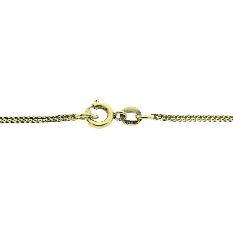 Image 4 of Gold foxtail link chain | 65 cm