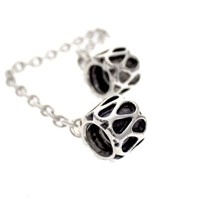 Image 1 of Pandora safety chain; Silver; Drums