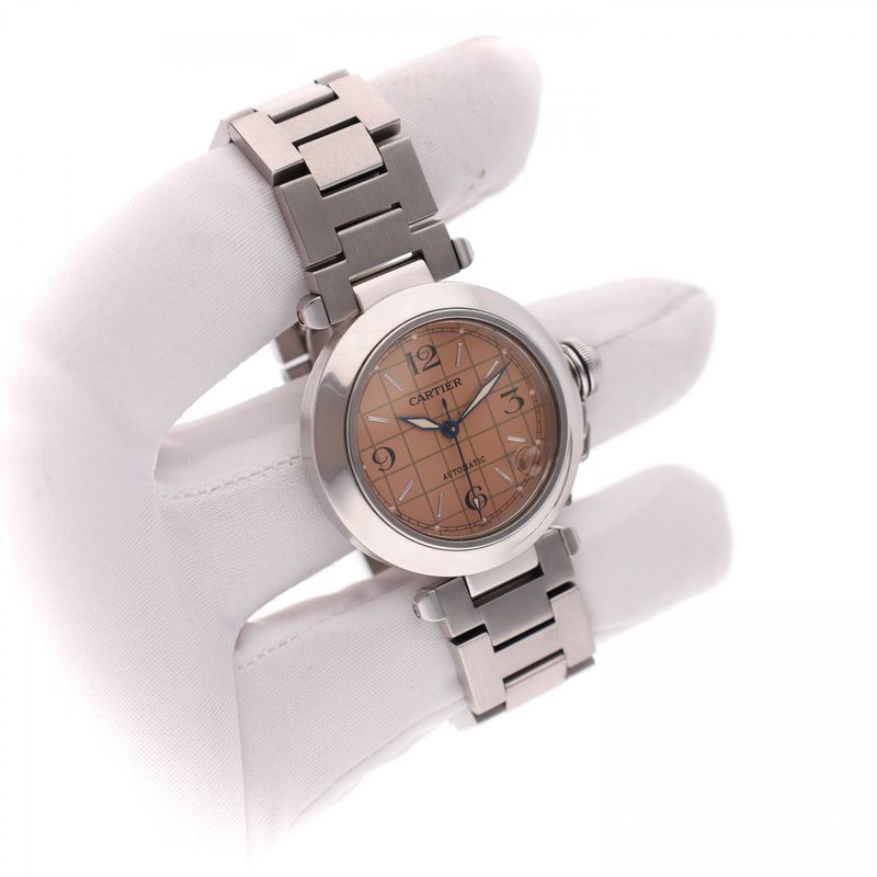 Afbeelding 9 van Cartier Pasha C ‘Salomon’ 2324 W31043M7; Automatisch Horloge