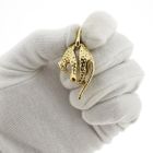 Image 9 of 18 carat gold panther pendant