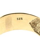 Image 3 of Two-tone gold ring with zirconia