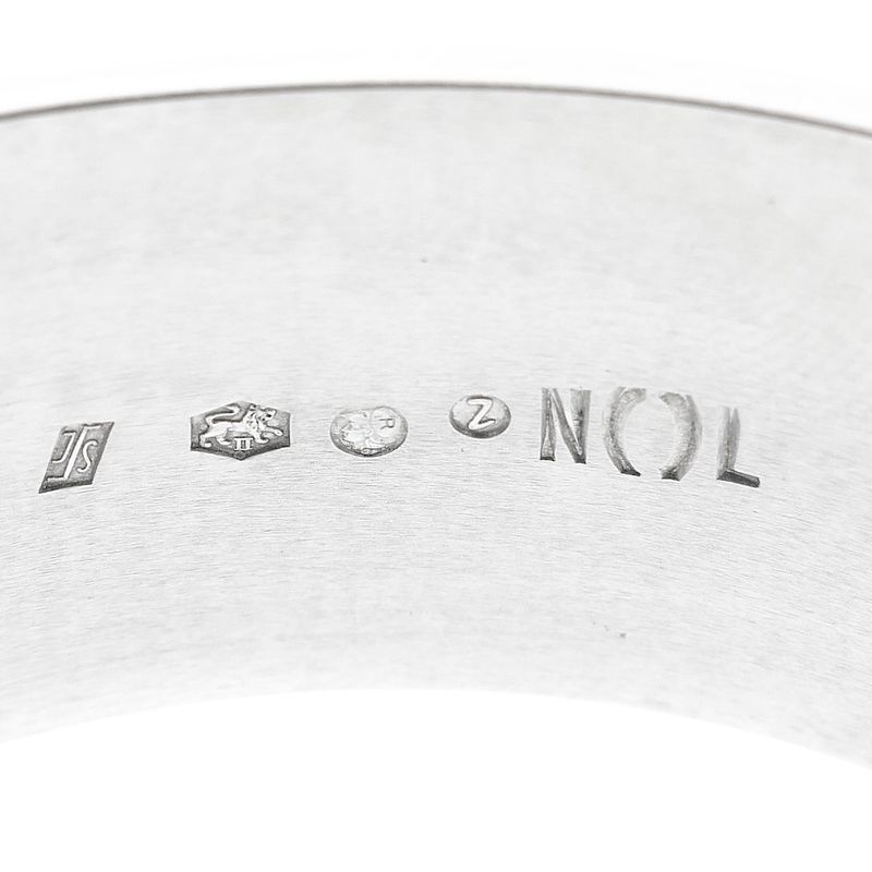 Image 6 of Silver wide slave bracelet | Ø 61.5 mm