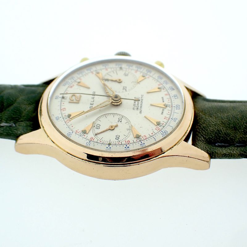 Image 12 of Belair Swiss-made Chronograph; Vintage men's watch