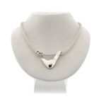 Image 1 of Silver necklace with pendant | 43.5 cm