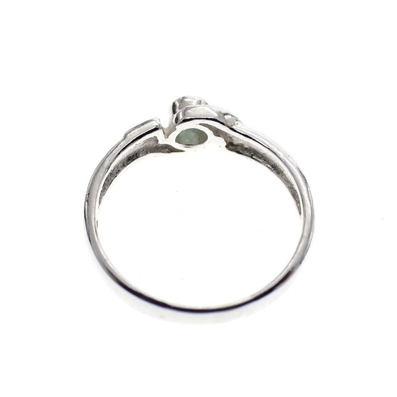 Image 3 of Silver children's ring with blue stone | Girls