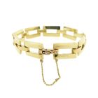 Image 4 of Bicolor gold Bismarck link bracelet