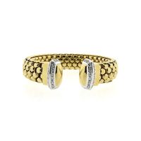 Fope bicolor gold bracelet with diamond 0.80 ct