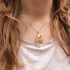 Image 4 of Gold pendant with an abstract shape