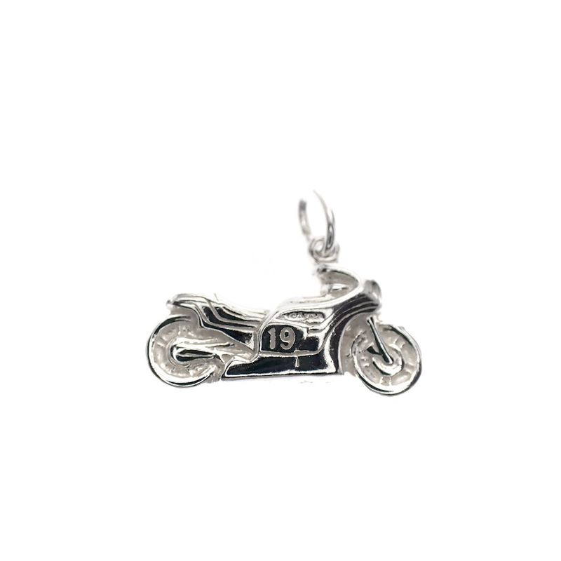 Image 1 of Silver charm; Honda motorcycle