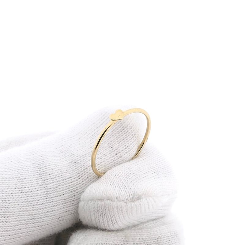 Image 9 of Gold Ring with Heart