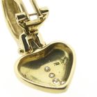 Image 8 of Gold earrings with diamond; 0.24 ct.