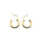 Image 5 of Gold hinged hoop earrings Ø 16.1 mm