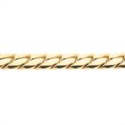 Image 7 of Gold flat gourmet link chain