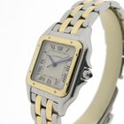 Image 2 of Cartier Panthère '2 Row'; Midsize gold/steel women's watch