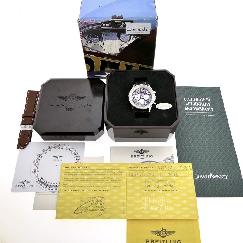 Image 19 of Breitling Navitimer Cosmonaute A12033; 24-hour men's watch