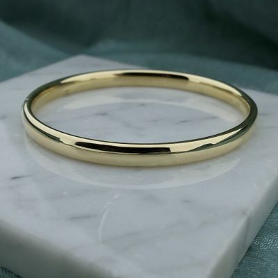 Image 2 of Gold slave bracelet | Ø 60.5 mm