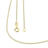 Long gold gourmet link necklace