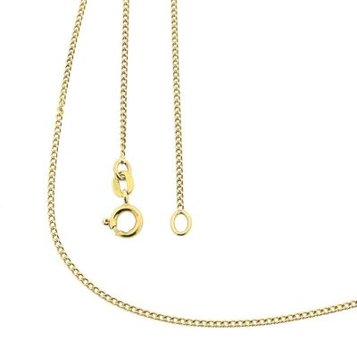 Long gold gourmet link necklace Image 1 of Long gold gourmet link necklace