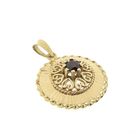 Image 3 of Vintage gold pendant with garnet