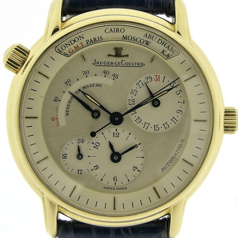 Image 6 of Jaeger-LeCoultre Master Control Geographic; Automatic 18k gold men's watch