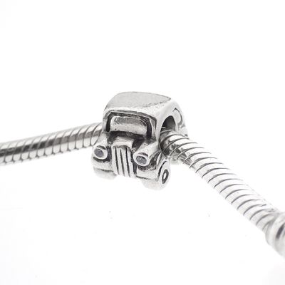 Image 2 of Pandora charm; Silver; Car