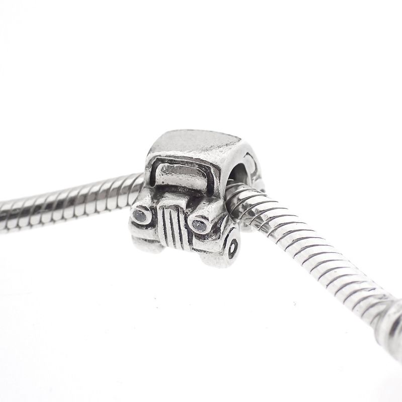 Image 2 of Pandora charm; Silver; Car